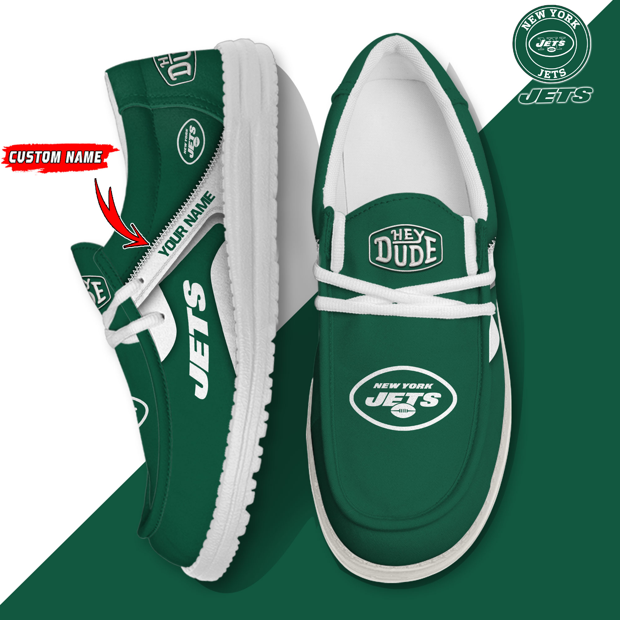 footwearelite new york jets custom name hey dude shoes tkpnw