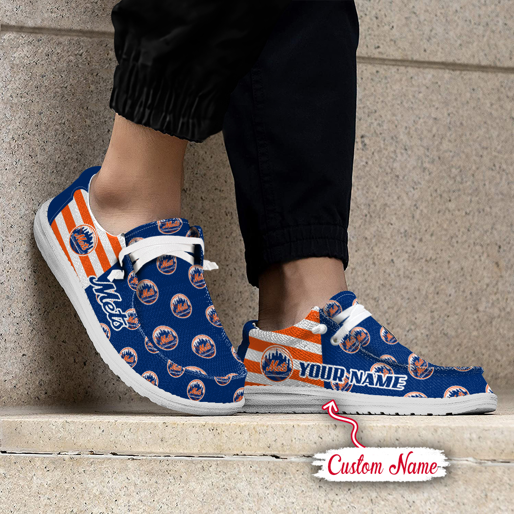 footwearelite new york mets custom name hey dude shoes a0x37