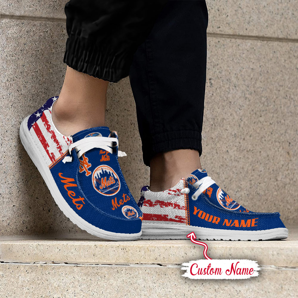 footwearelite new york mets custom name hey dude shoes t4l9z