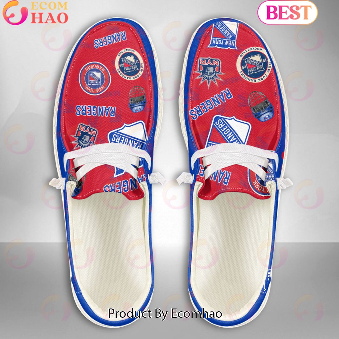 footwearelite new york rangers custom name hey dude shoes ld2xg