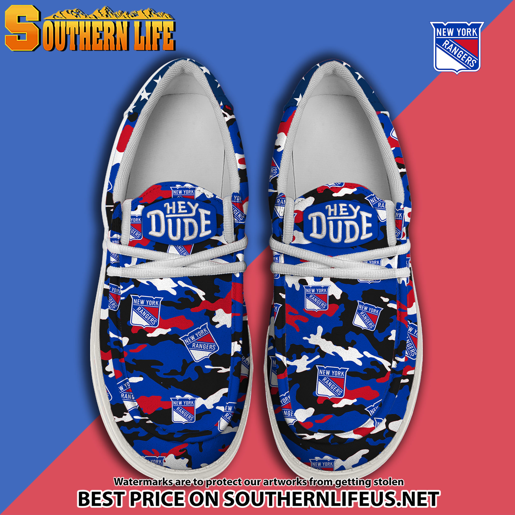 footwearelite new york rangers custom name hey dude shoes s5jjm