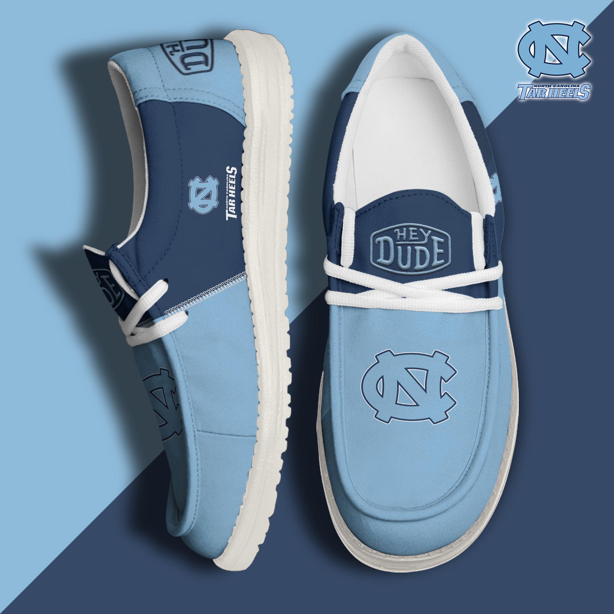 footwearelite north carolina tar heels custom name hey dude shoes 9a7u7