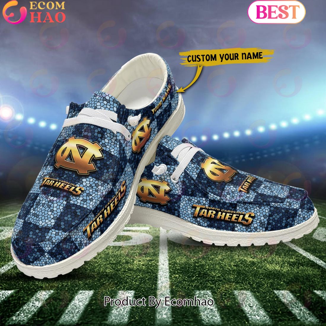 footwearelite north carolina tar heels custom name hey dude shoes ujv7w