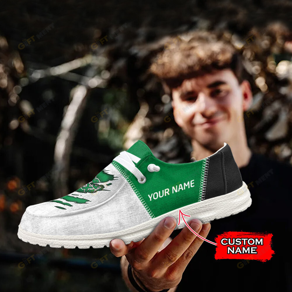 footwearelite north texas mean green custom name hey dude shoes 3hzvn