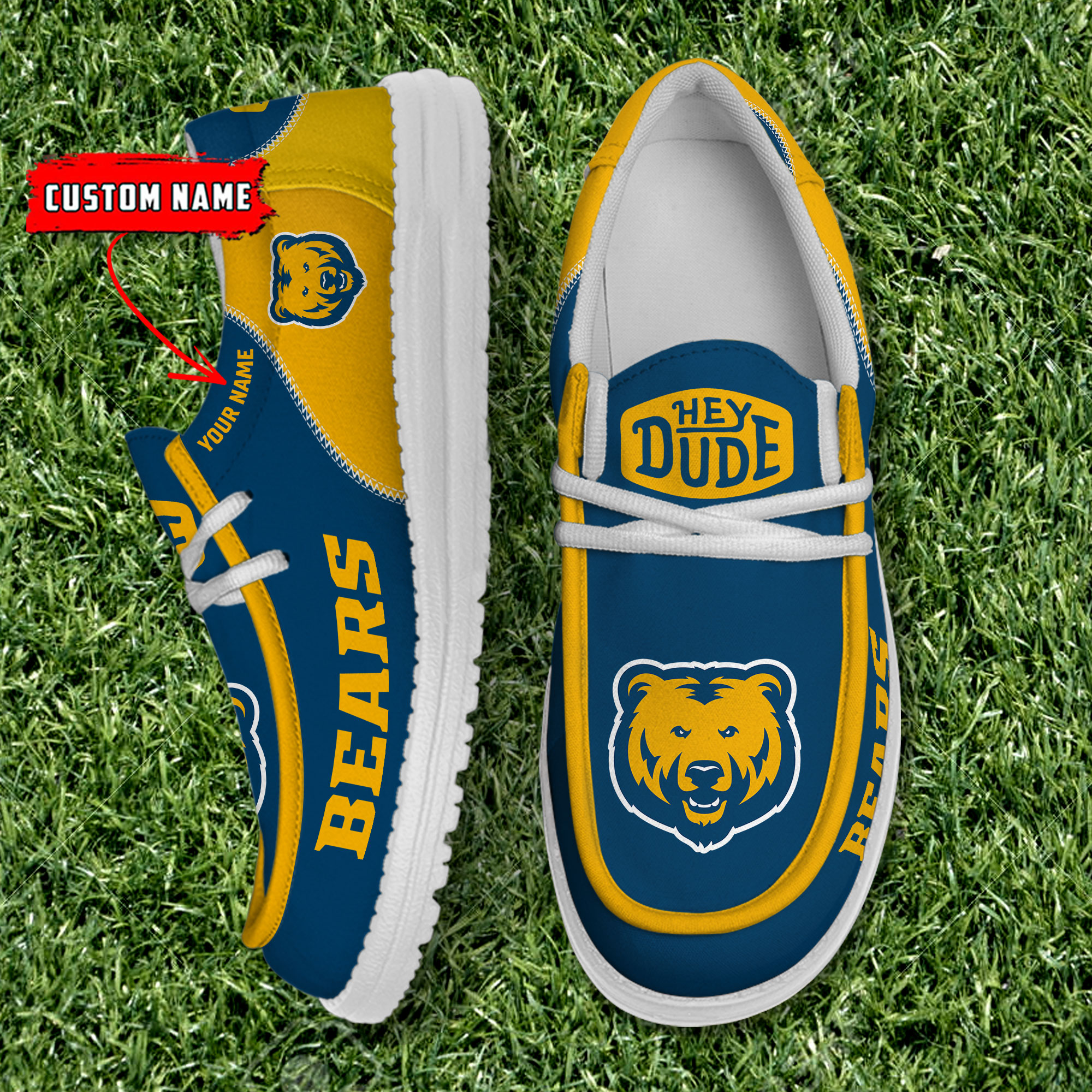 footwearelite northern colorado bears custom name hey dude shoes f7e85