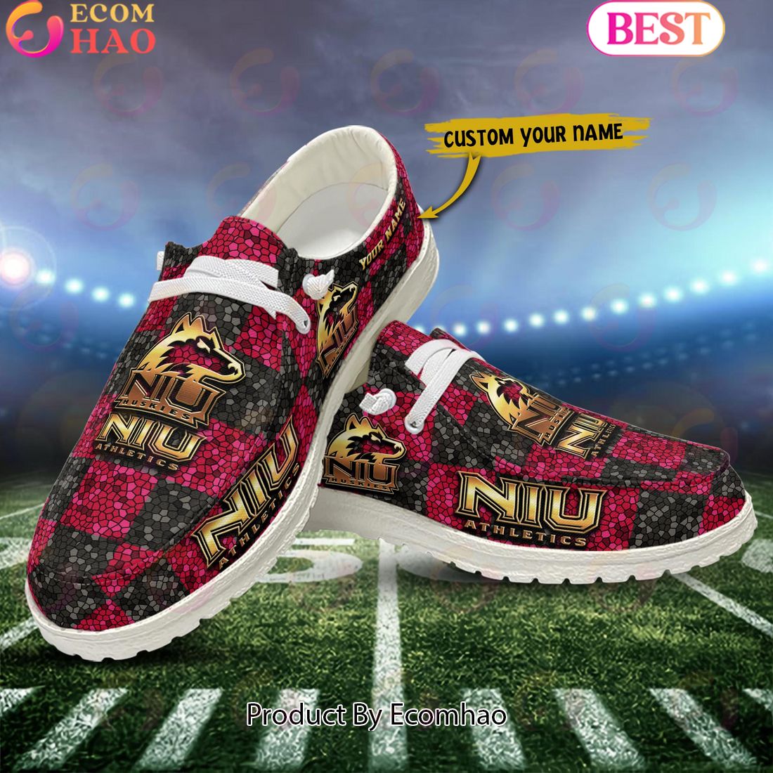 footwearelite northern illinois huskies custom name hey dude shoes b5ulq