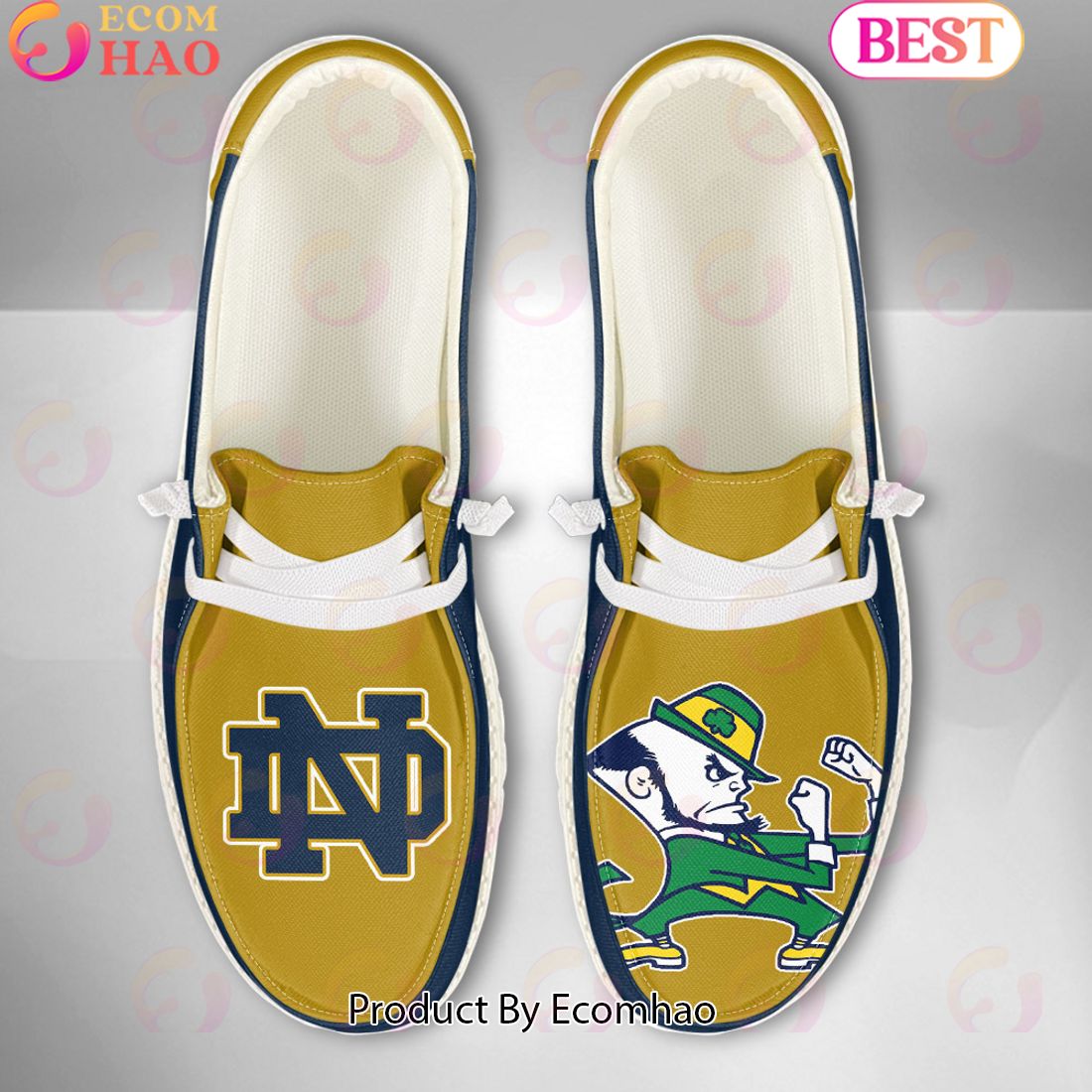 footwearelite notre dame fighting irish custom name hey dude shoes cxuor