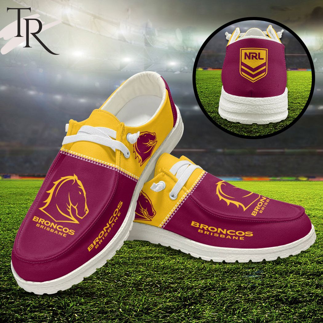 footwearelite nrl brisbane broncos custom name hey dude shoes jek8s