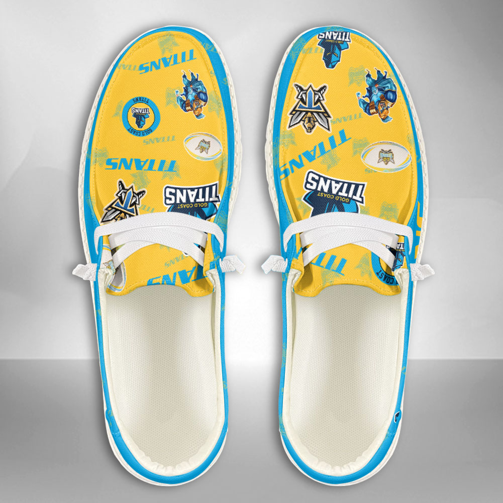 footwearelite nrl gold coast titans custom name hey dude shoes fazhn