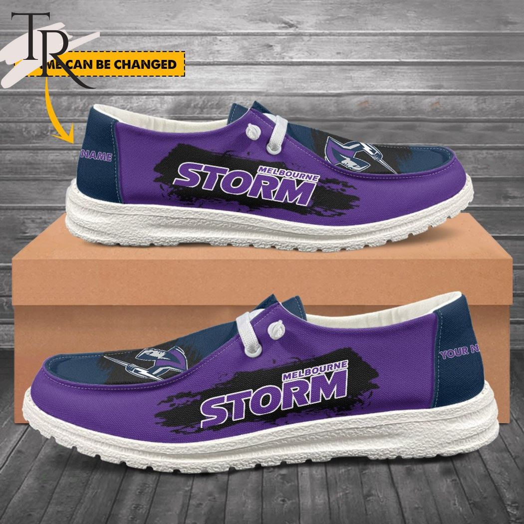 footwearelite nrl melbourne storm custom name hey dude shoes 6rghe