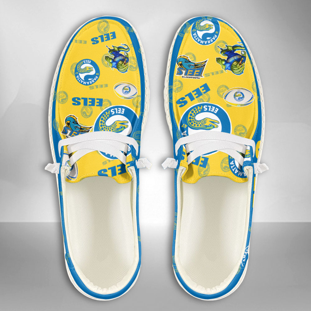 footwearelite nrl parramatta eels custom name hey dude shoes pndgt