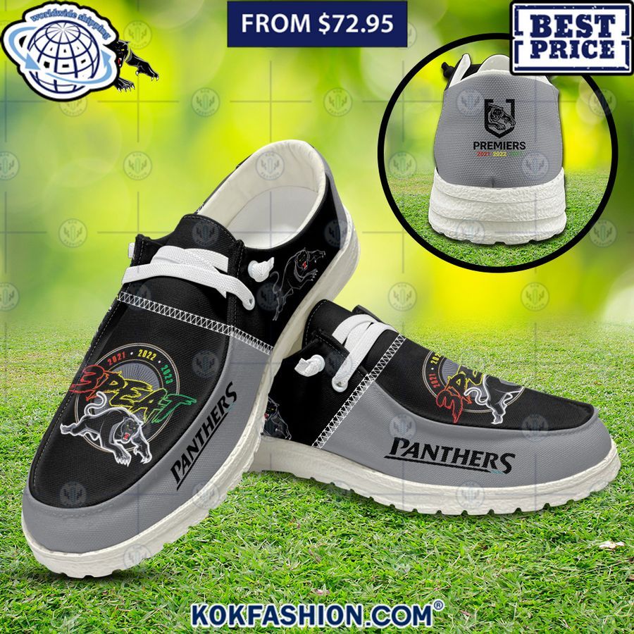 footwearelite nrl penrith panthers custom name hey dude shoes kzh91