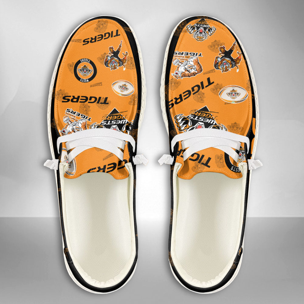 footwearelite nrl wests tigers custom name hey dude shoes dcfwg