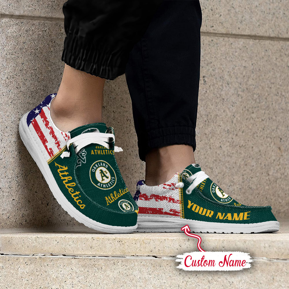 footwearelite oakland athletics custom name hey dude shoes vh19z