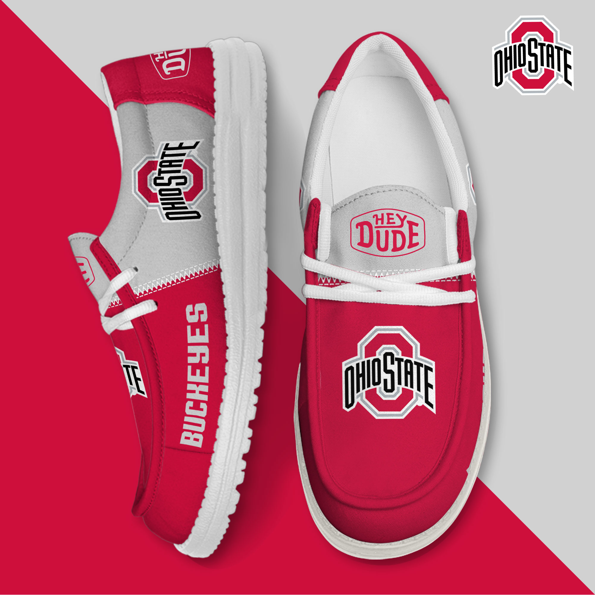 footwearelite ohio state buckeyes custom name hey dude shoes updoa