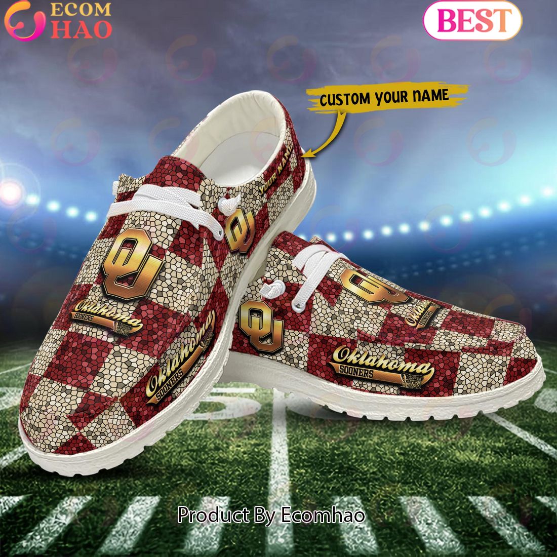 footwearelite oklahoma sooners custom name hey dude shoes 5xnz1