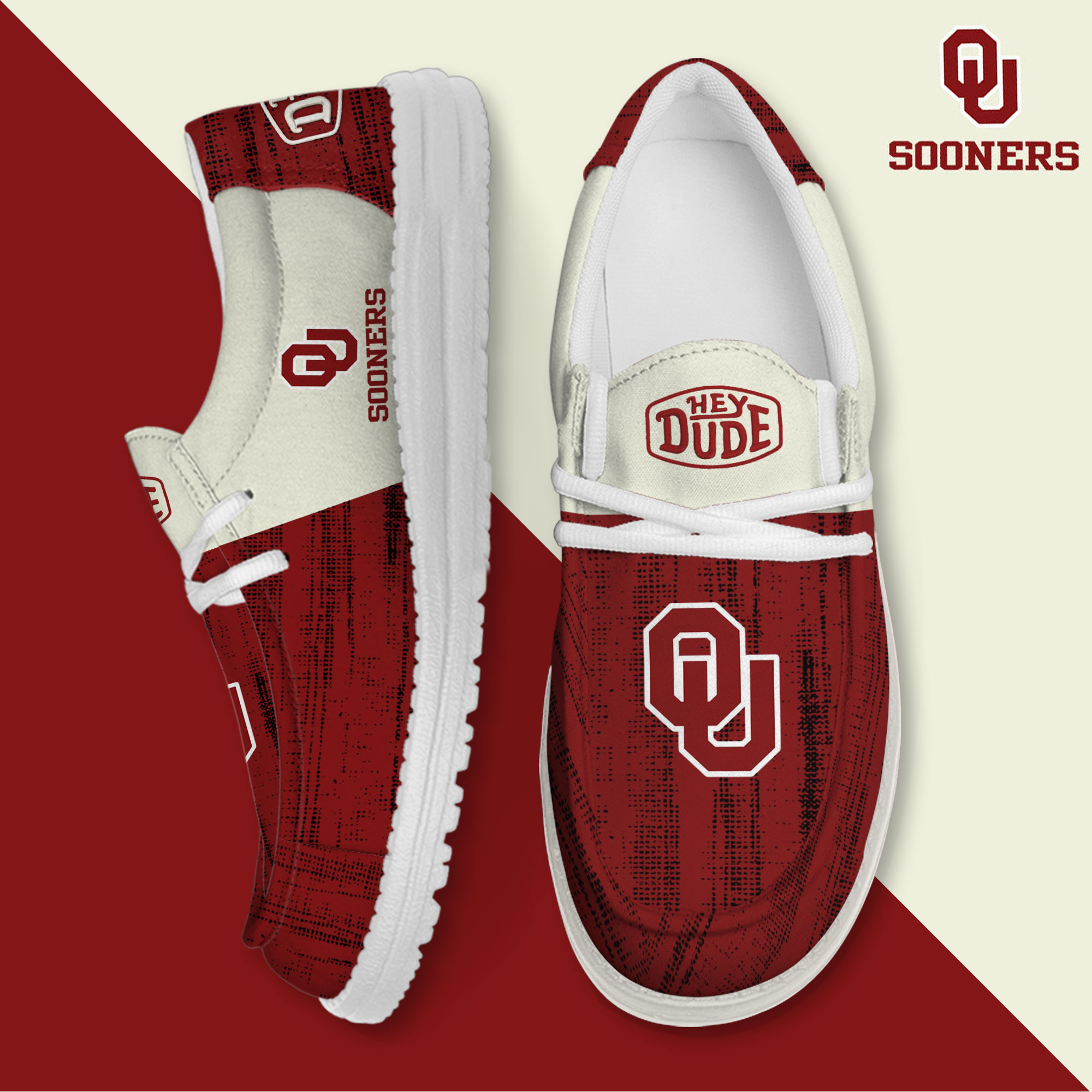 footwearelite oklahoma sooners custom name hey dude shoes 6j2pe