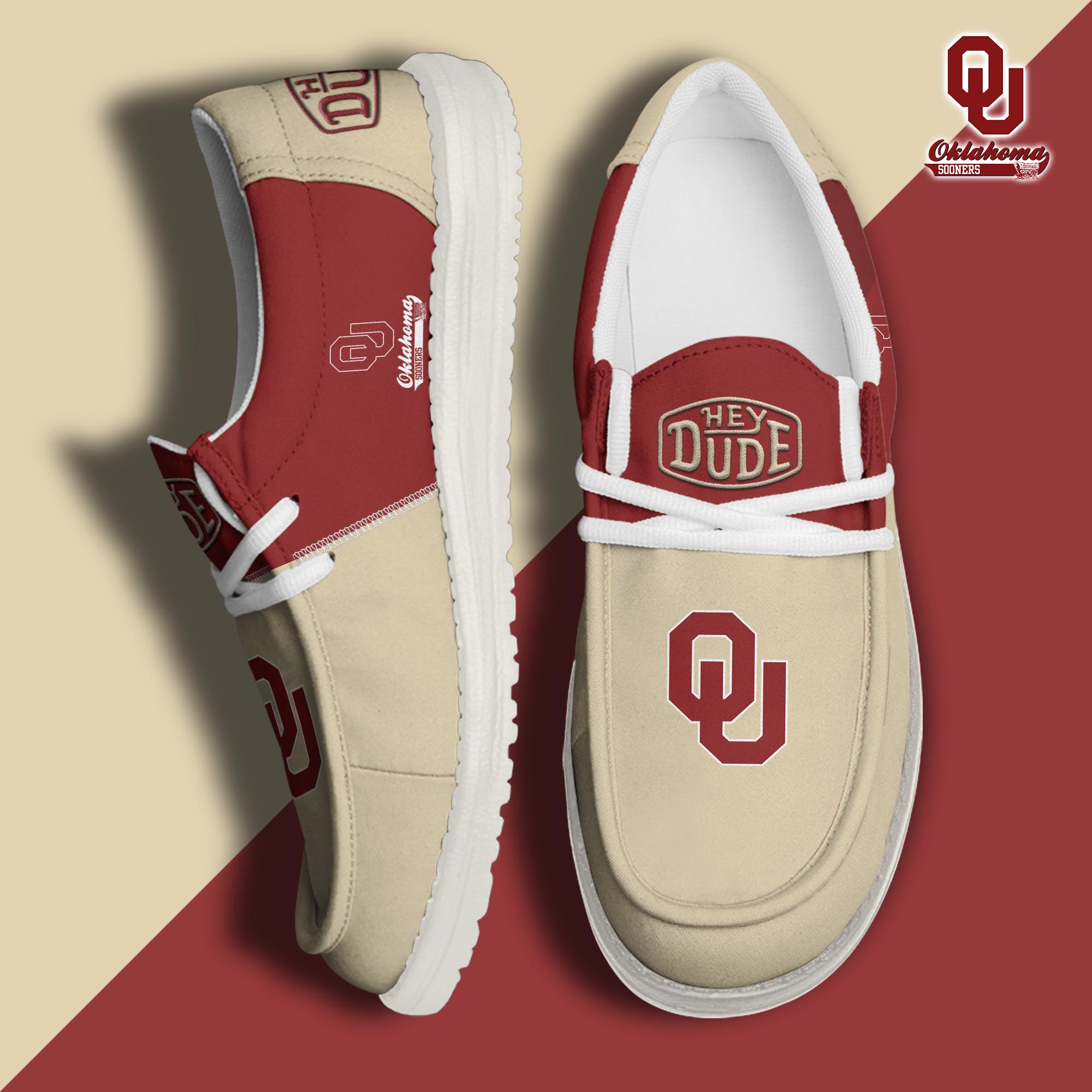 footwearelite oklahoma sooners custom name hey dude shoes afka8