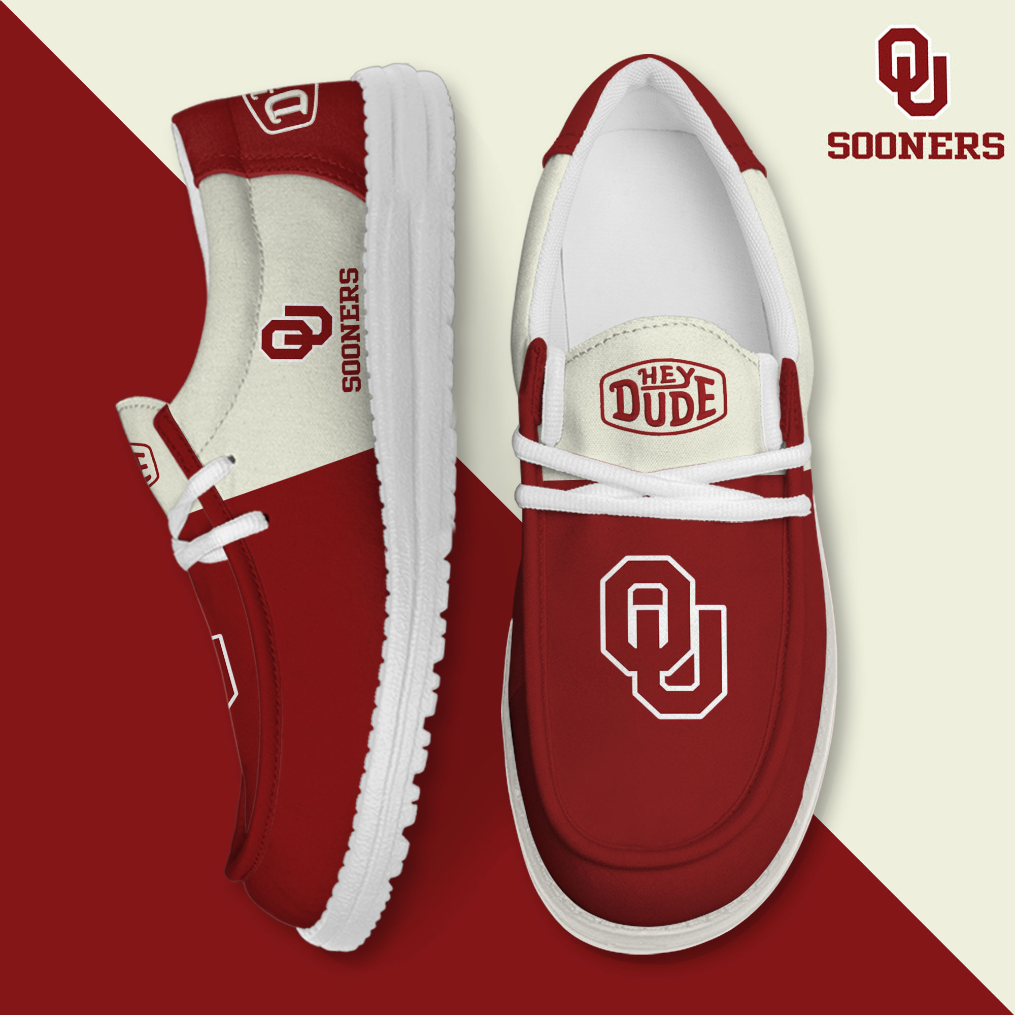 footwearelite oklahoma sooners custom name hey dude shoes bx0vw