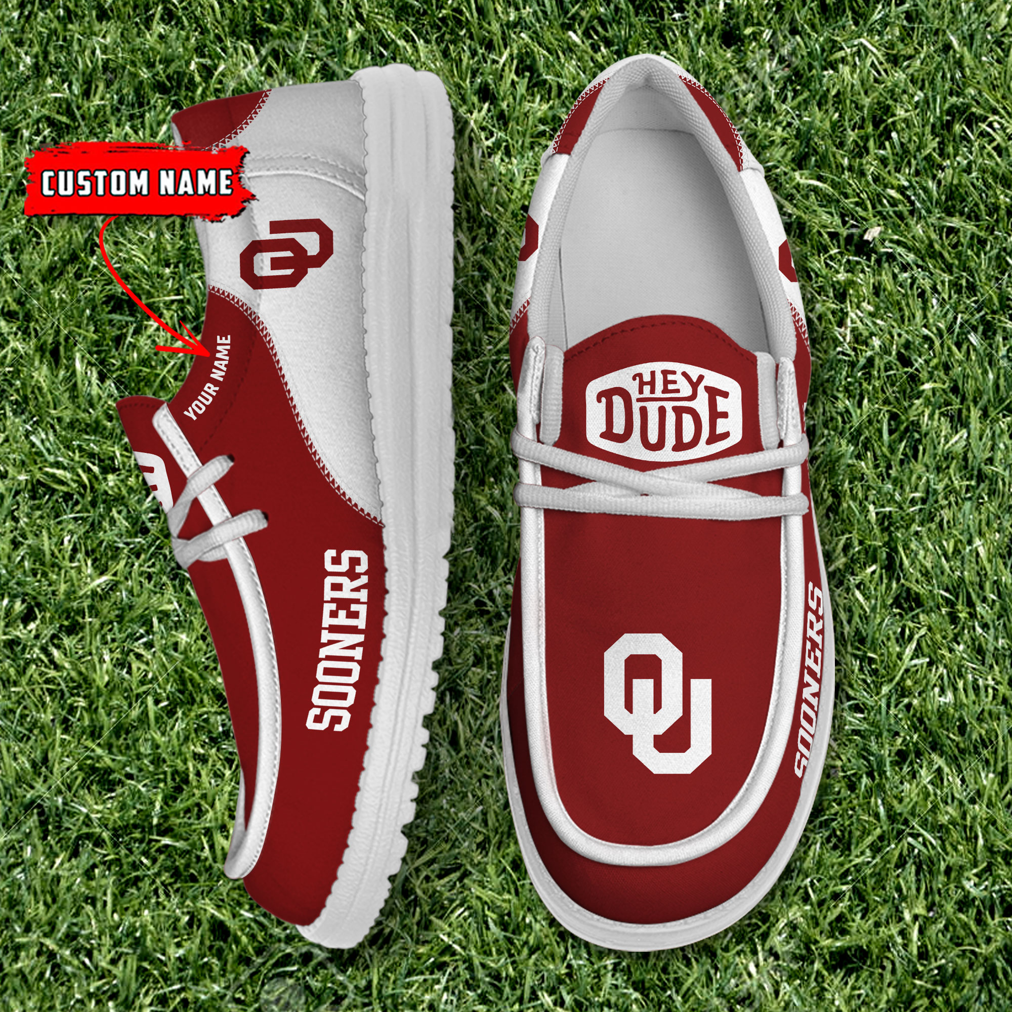 footwearelite oklahoma sooners custom name hey dude shoes ht5qy