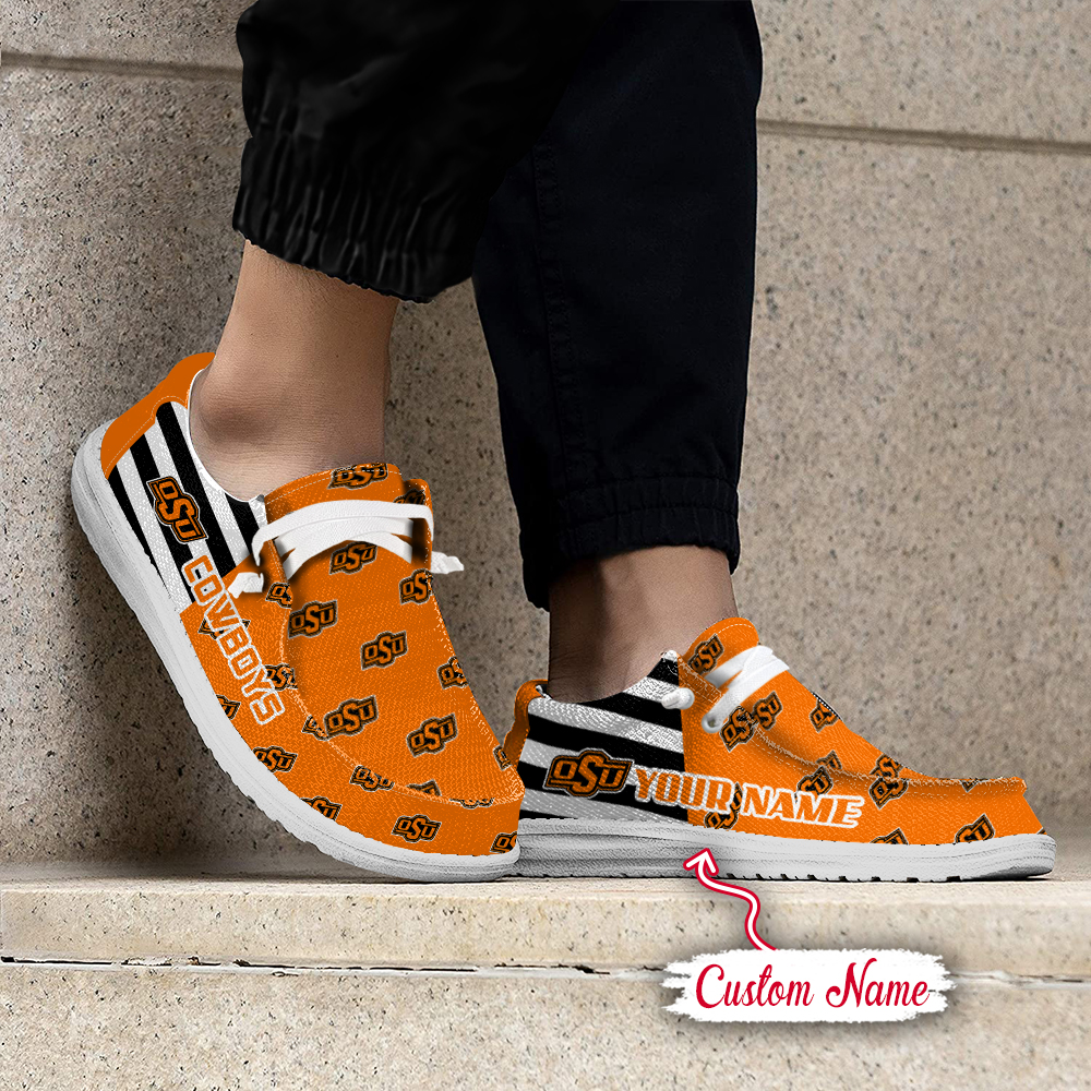 footwearelite oklahoma state cowboys custom name hey dude shoes awaau