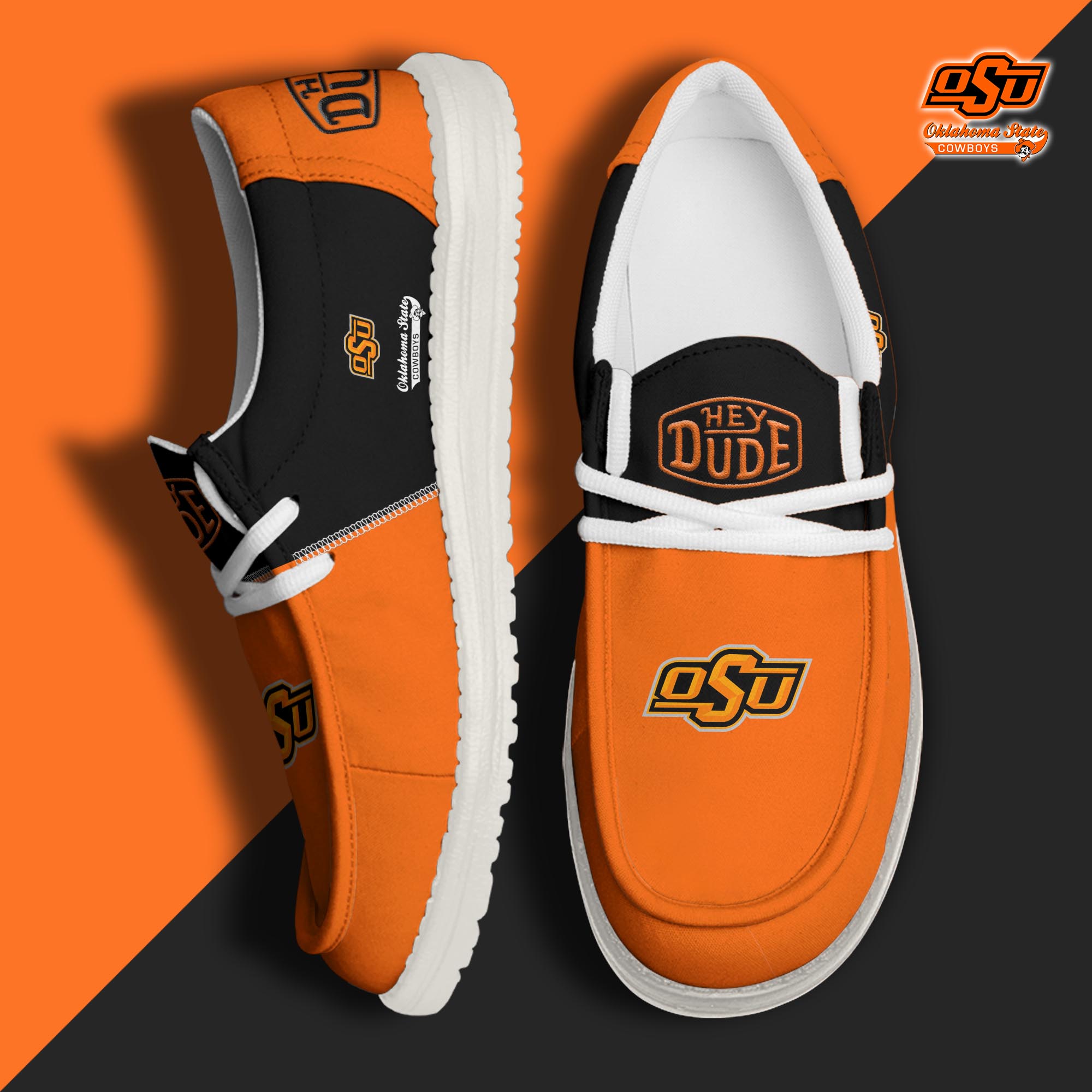 footwearelite oklahoma state cowboys custom name hey dude shoes hyawc