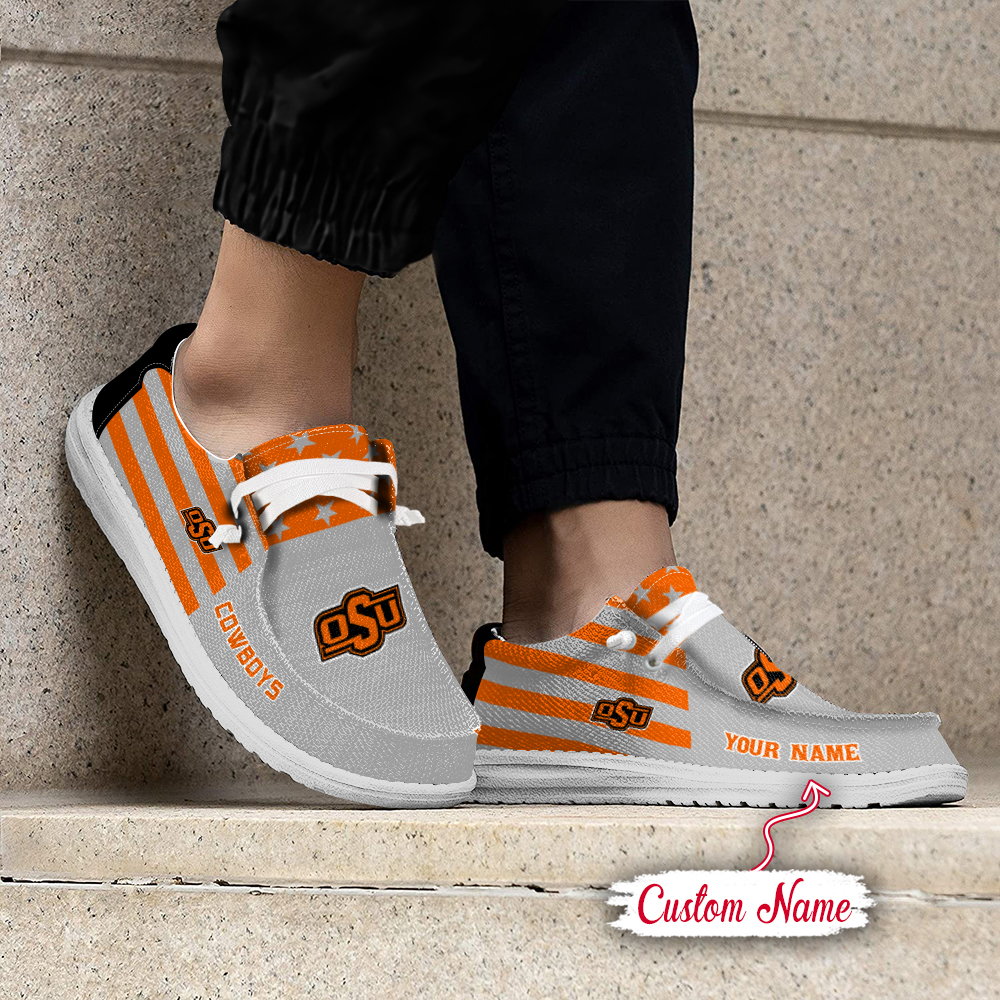 footwearelite oklahoma state cowboys custom name hey dude shoes j0xkq