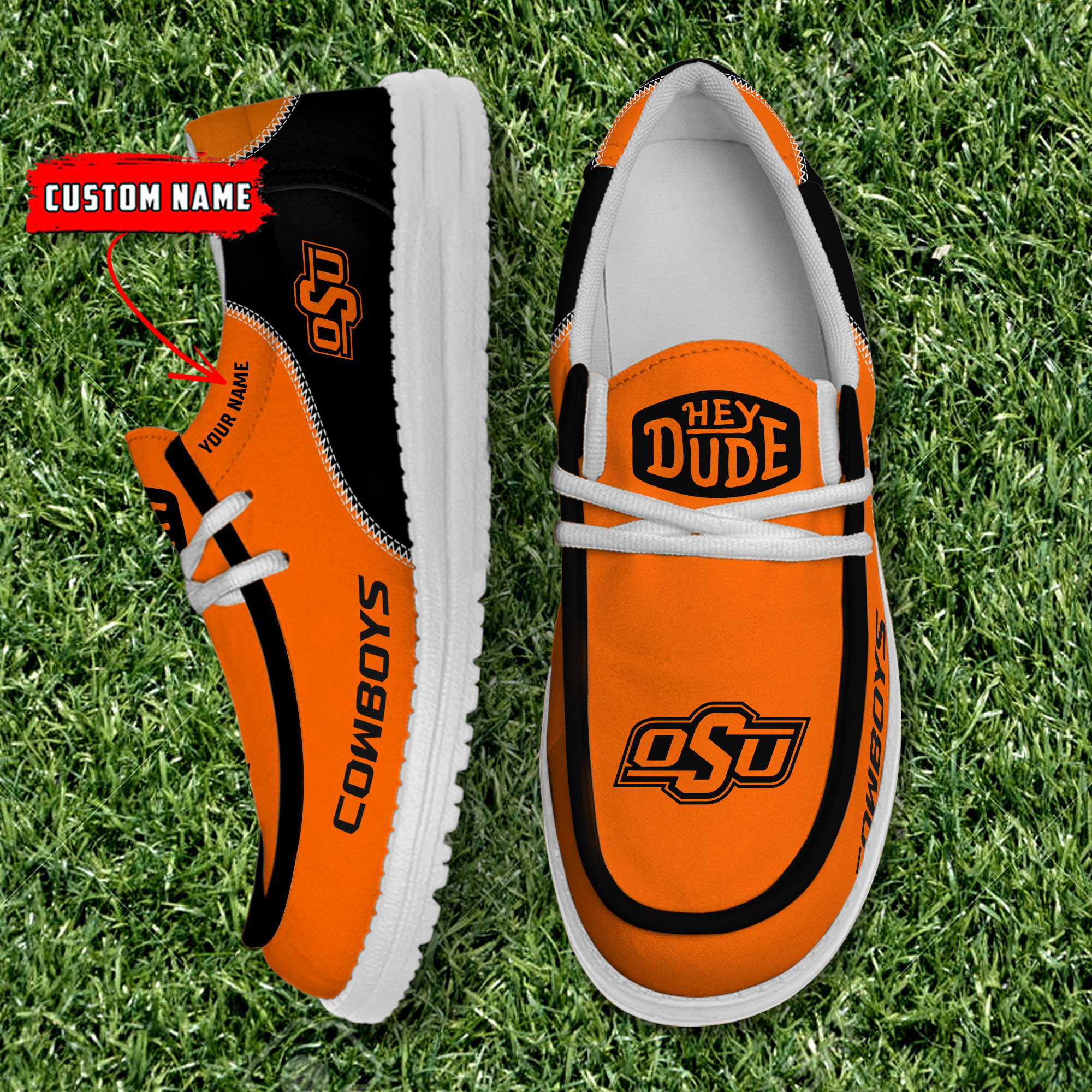 footwearelite oklahoma state cowboys custom name hey dude shoes l1d7e