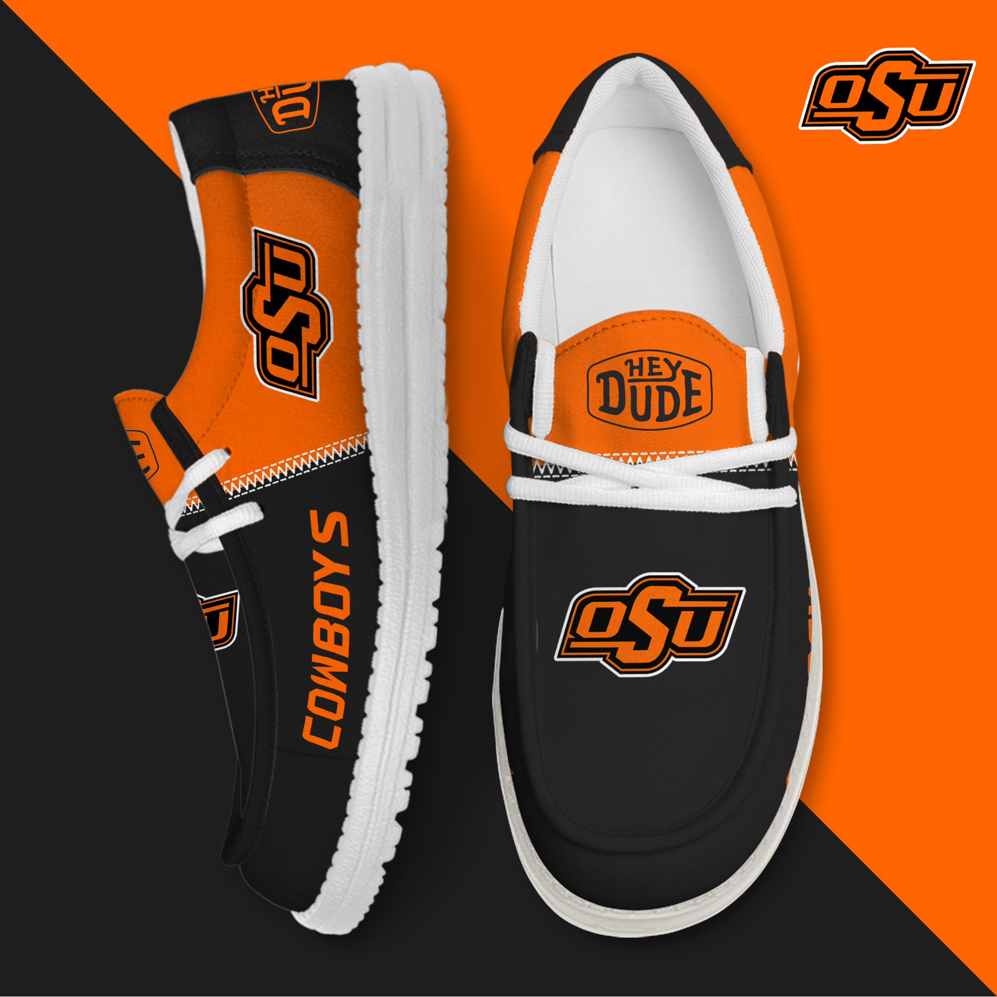 footwearelite oklahoma state cowboys custom name hey dude shoes vxqle