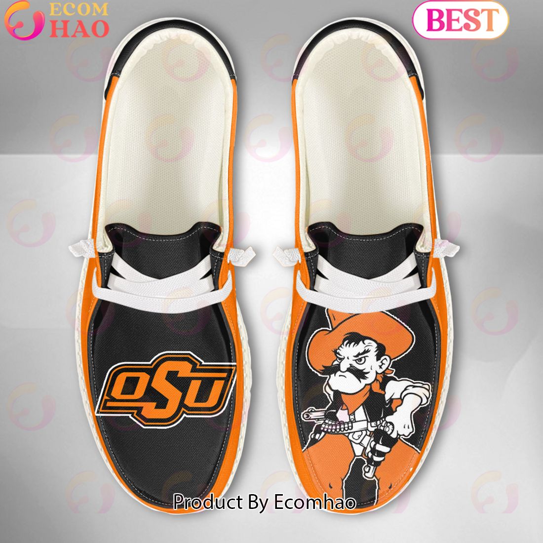 footwearelite oklahoma state cowboys custom name hey dude shoes wjd5s