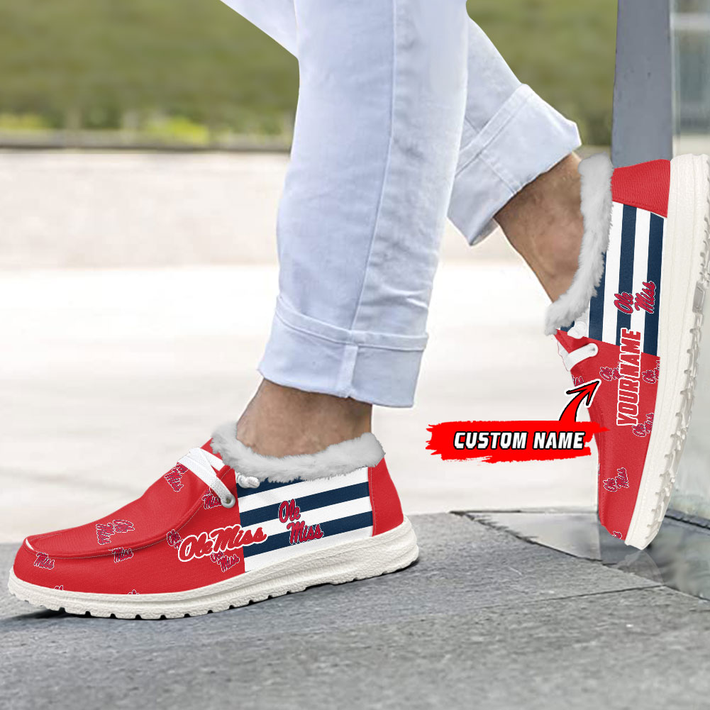 footwearelite ole miss rebels custom name hey dude shoes ixmcc