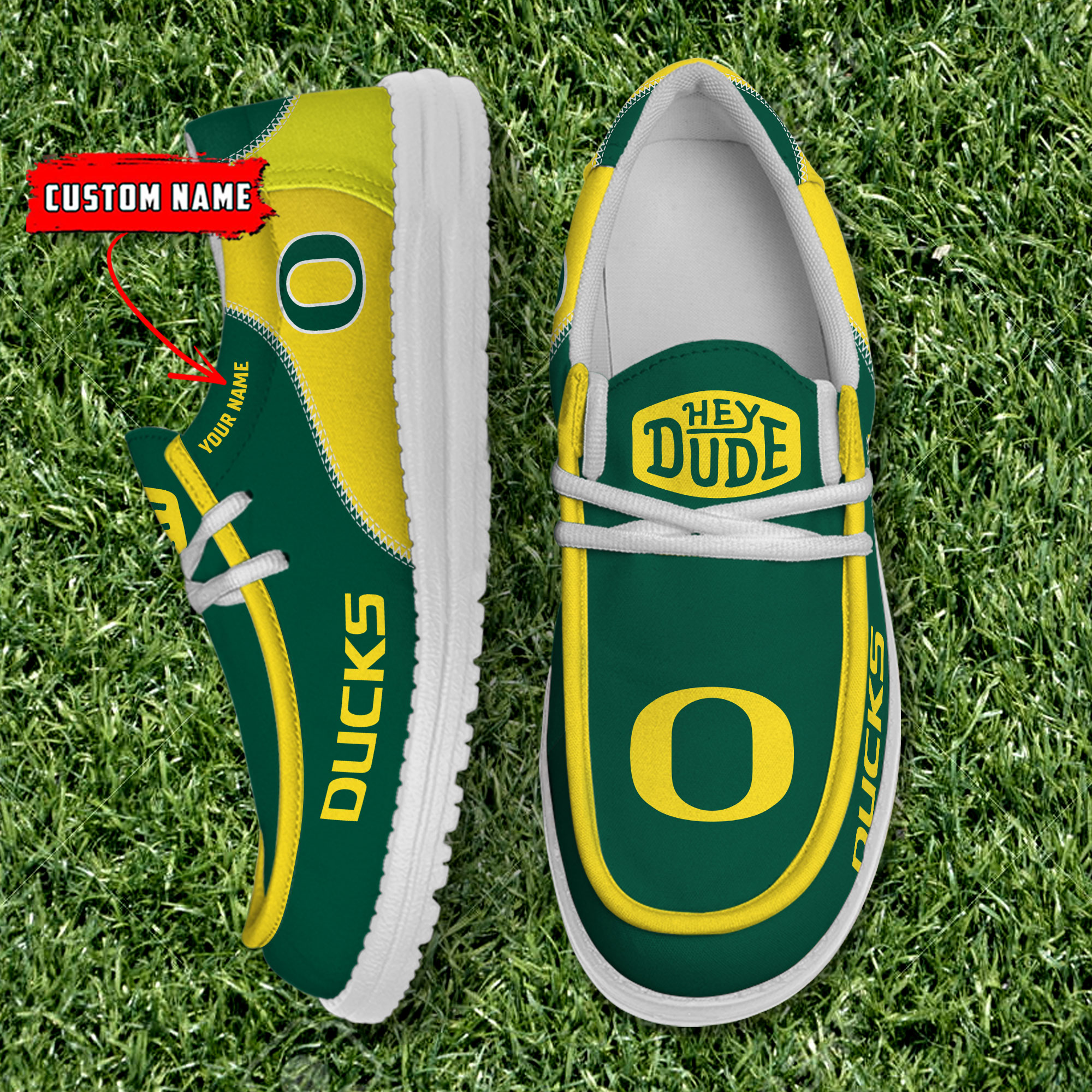 footwearelite oregon ducks custom name hey dude shoes b2pnu