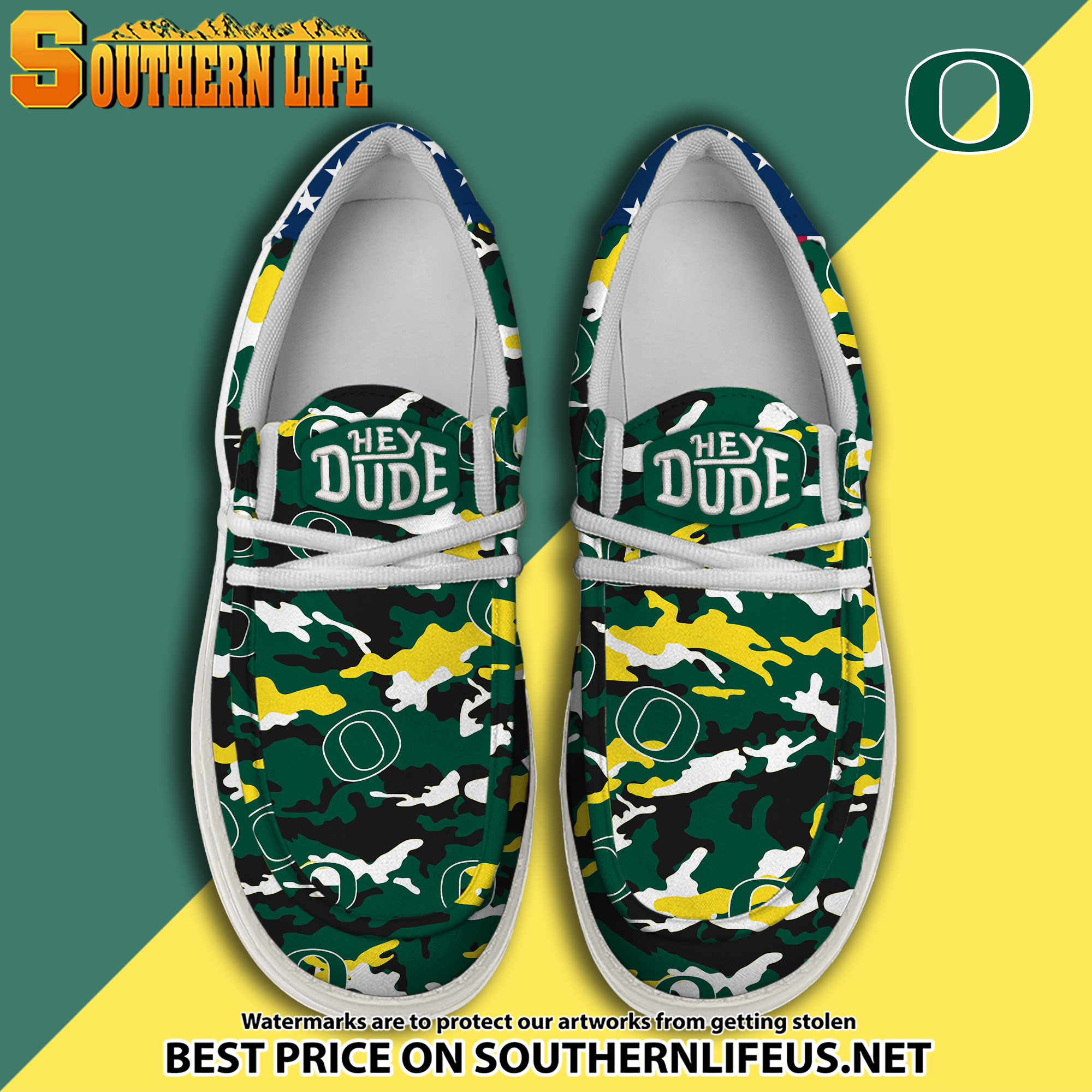 footwearelite oregon ducks custom name hey dude shoes bttp2