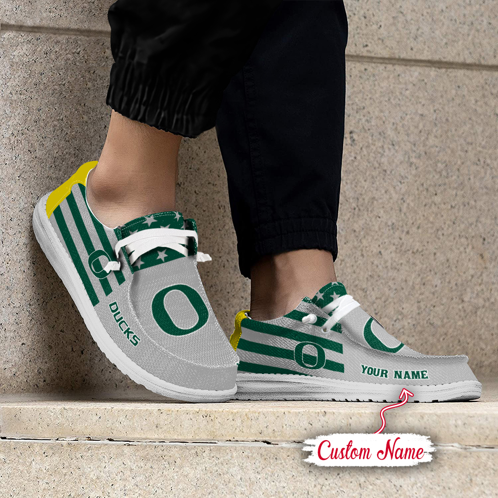 footwearelite oregon ducks custom name hey dude shoes elvgm