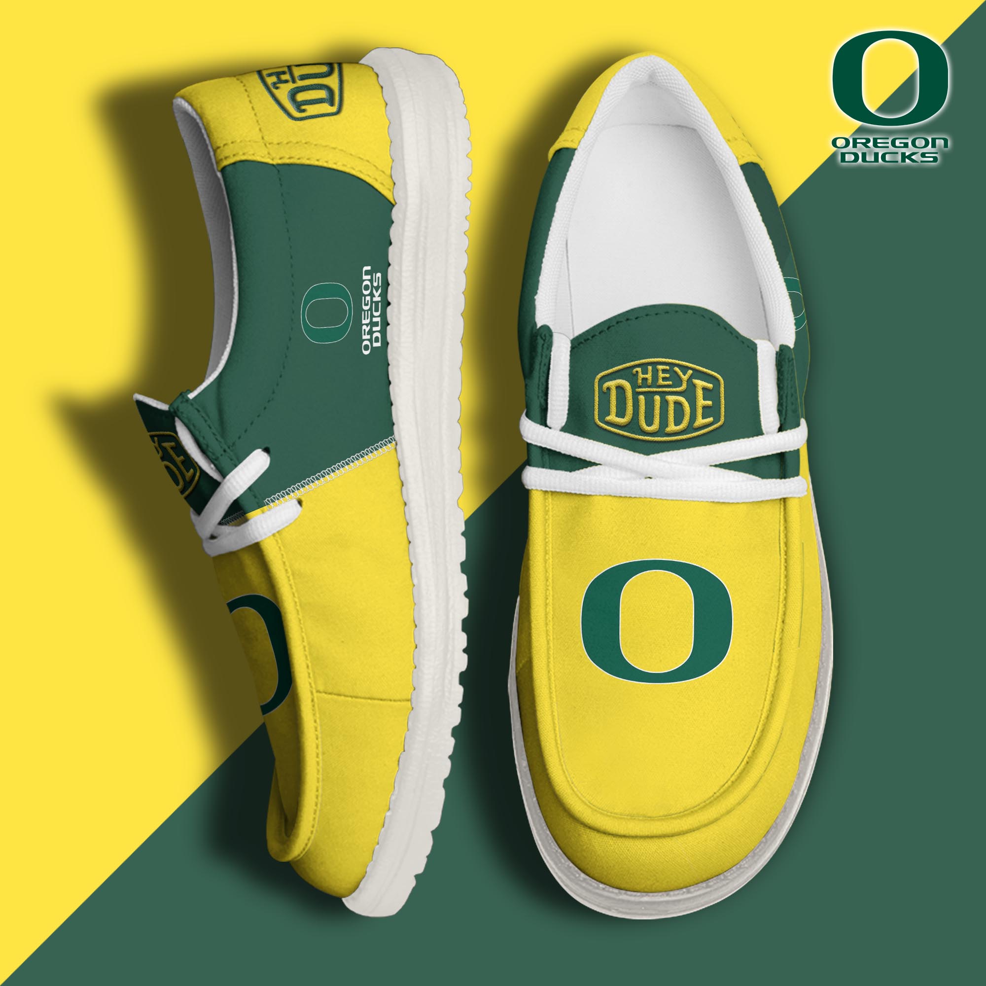 footwearelite oregon ducks custom name hey dude shoes fplyp