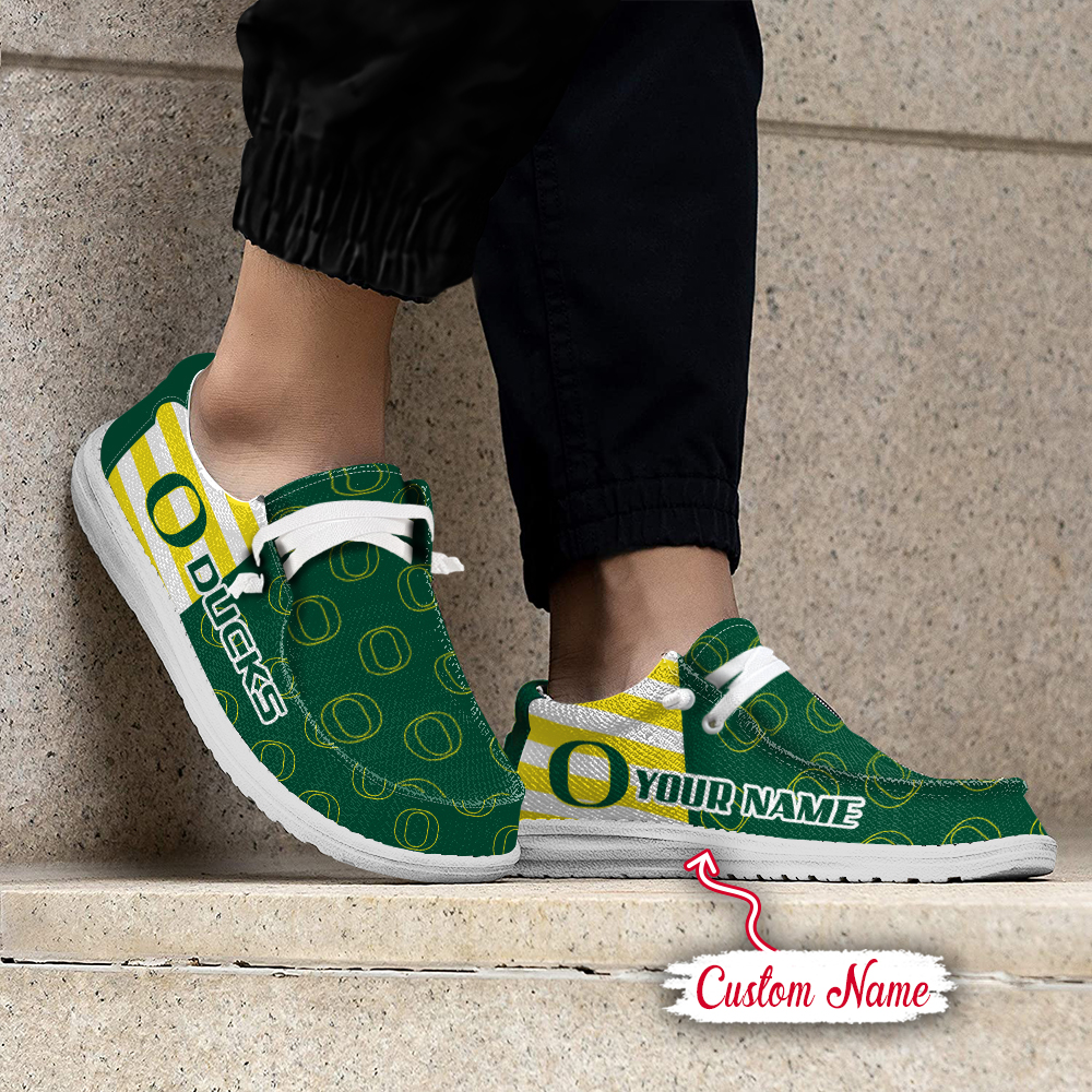 footwearelite oregon ducks custom name hey dude shoes u5o2h