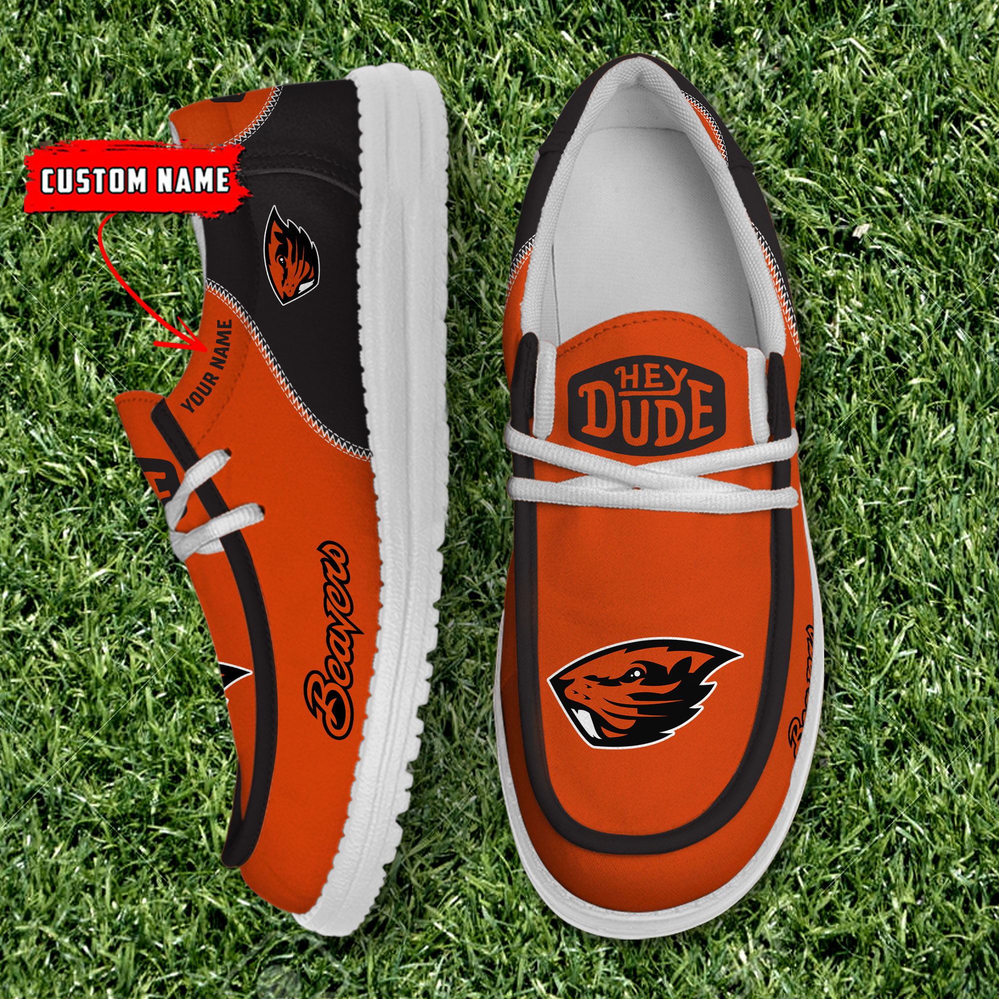 footwearelite oregon state beavers custom name hey dude shoes p4gti