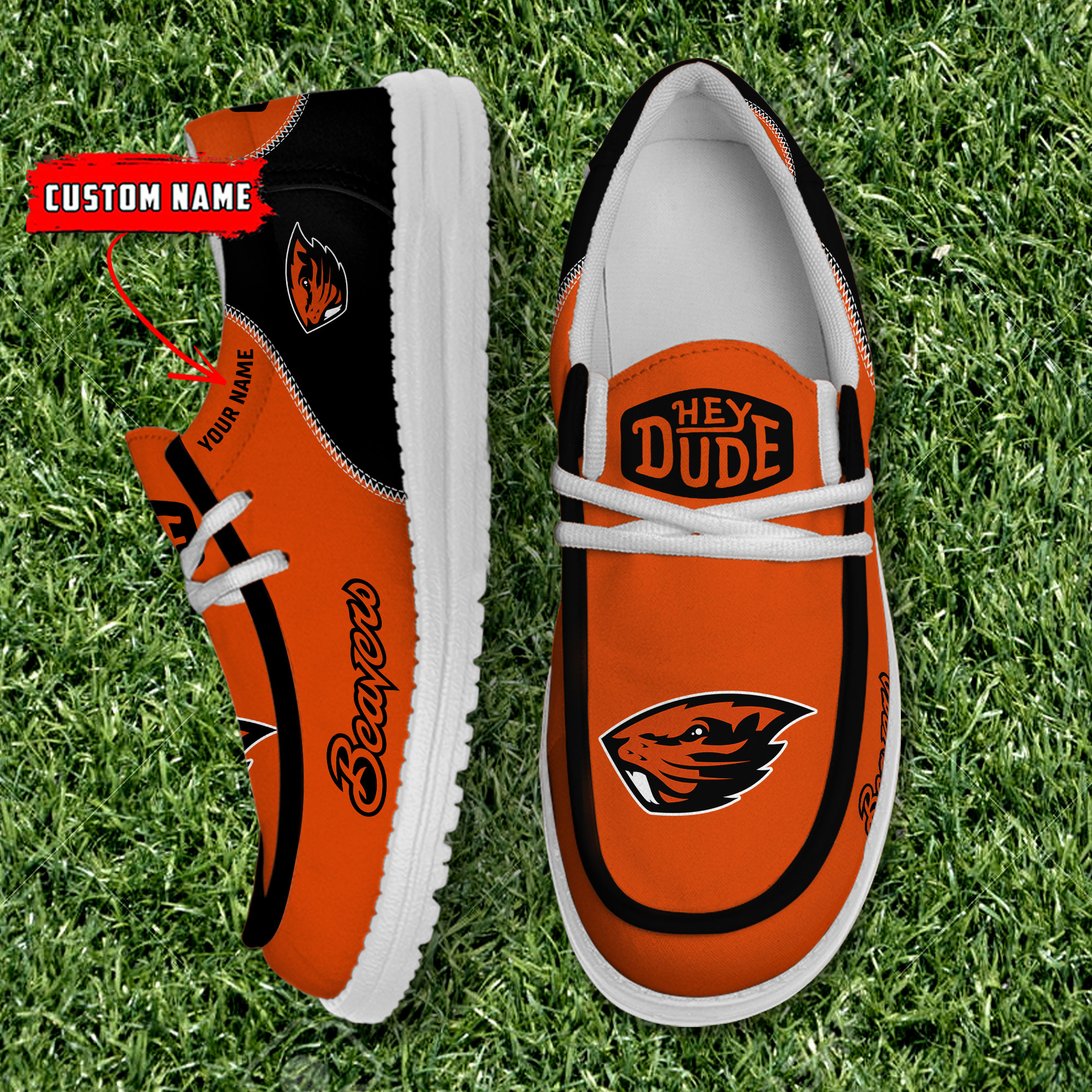 footwearelite oregon state beavers custom name hey dude shoes qaofg