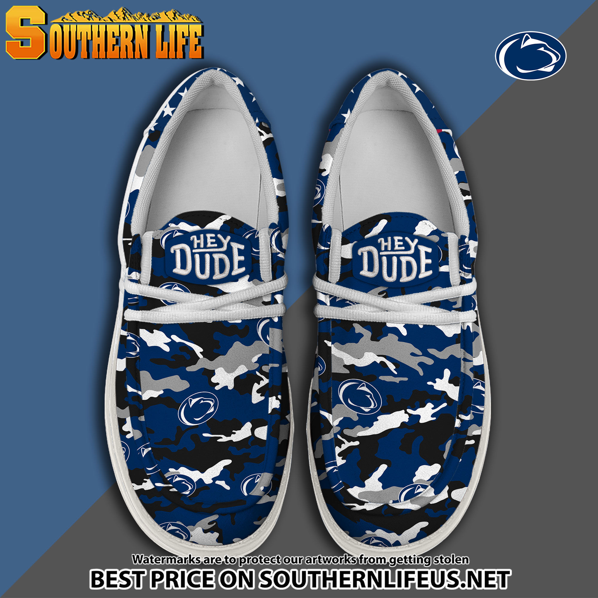 footwearelite penn state nittany lions custom name hey dude shoes cfh7v