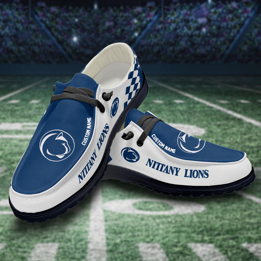 footwearelite penn state nittany lions custom name hey dude shoes jak8t