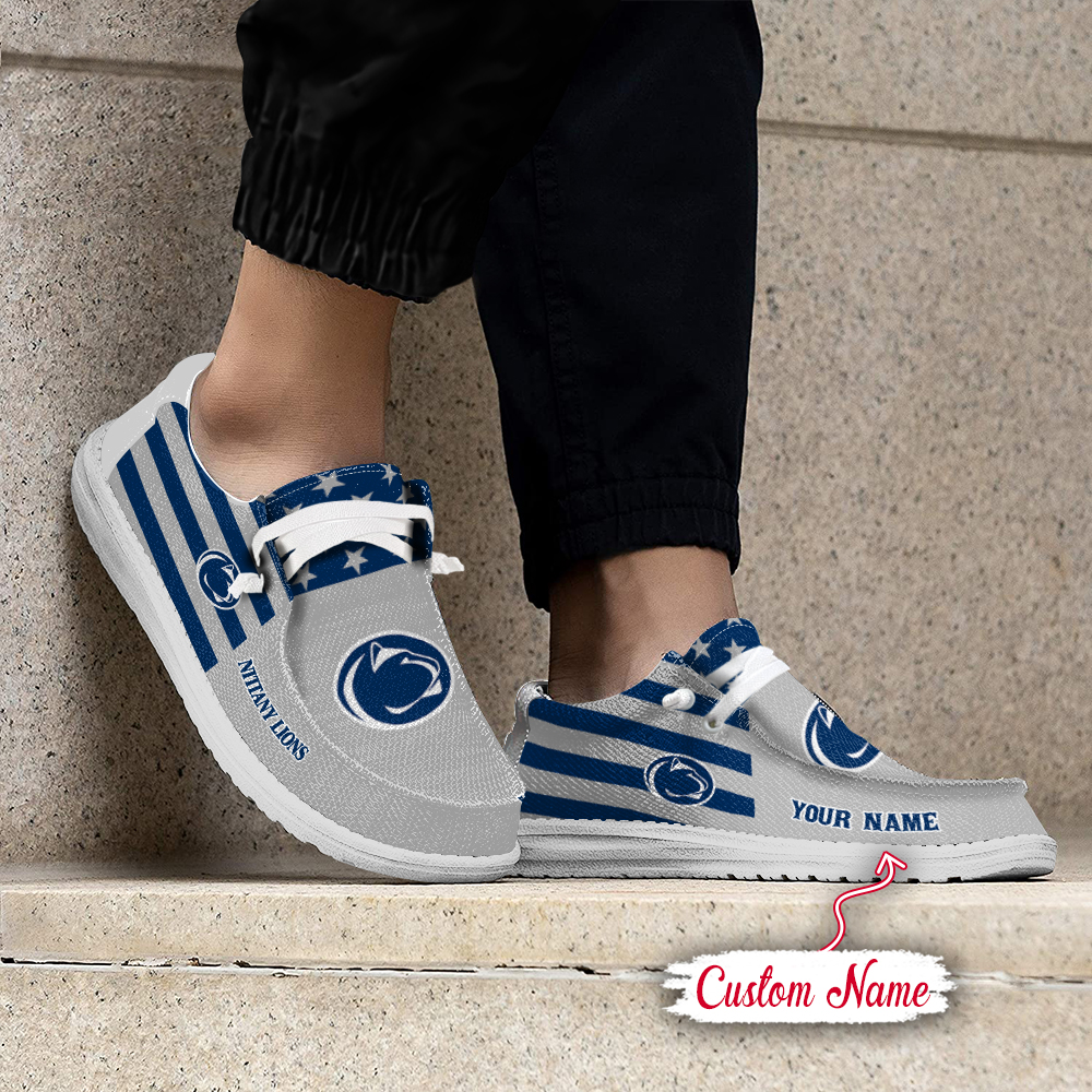 footwearelite penn state nittany lions custom name hey dude shoes t1wnc