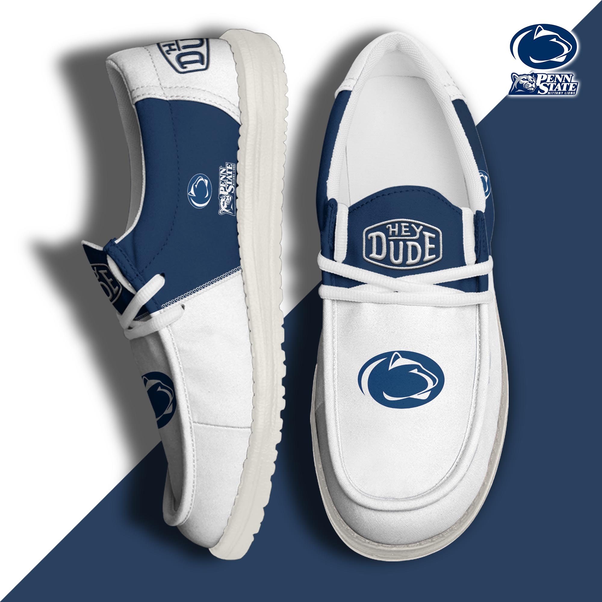 footwearelite penn state nittany lions custom name hey dude shoes tiggh