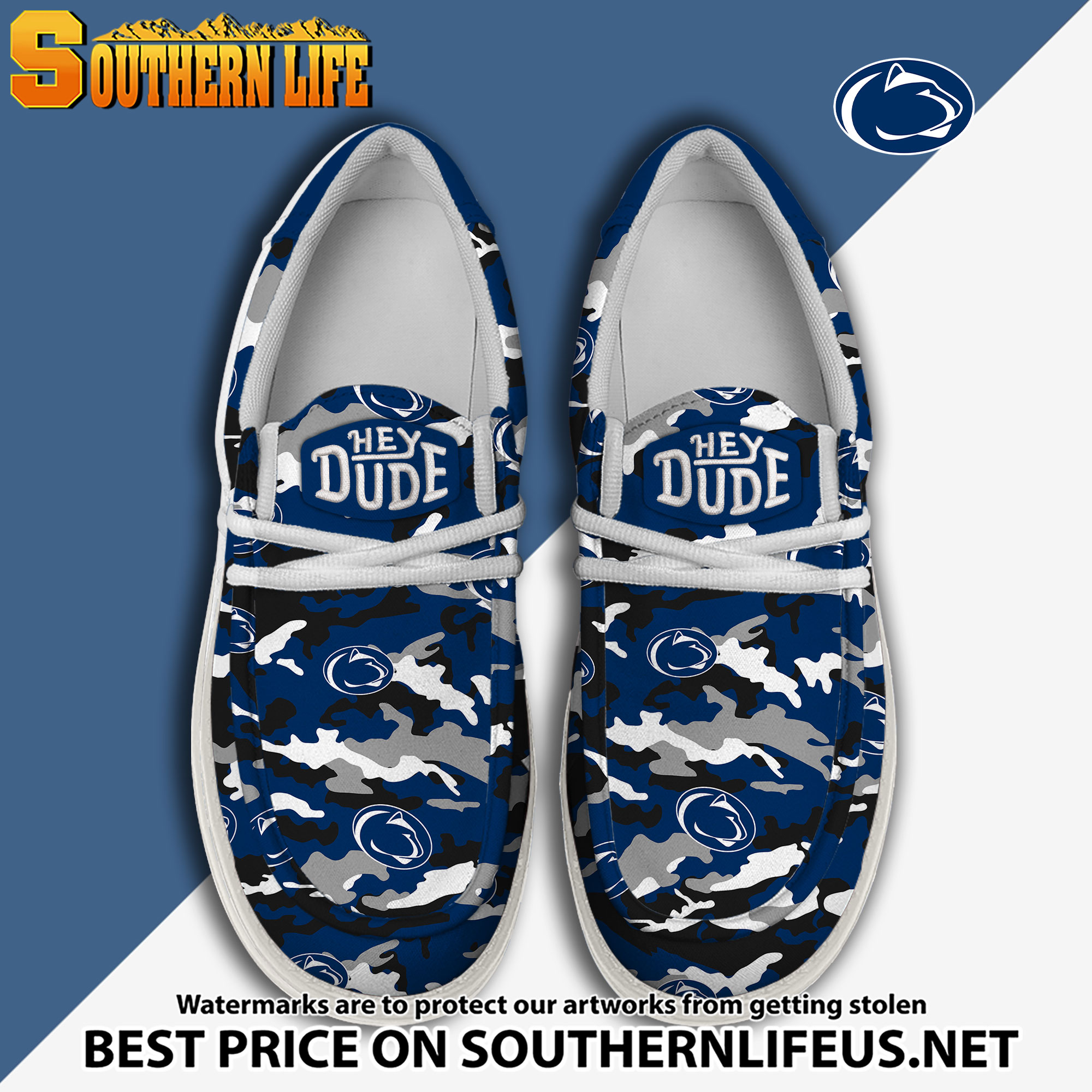 footwearelite penn state nittany lions custom name hey dude shoes ulydn