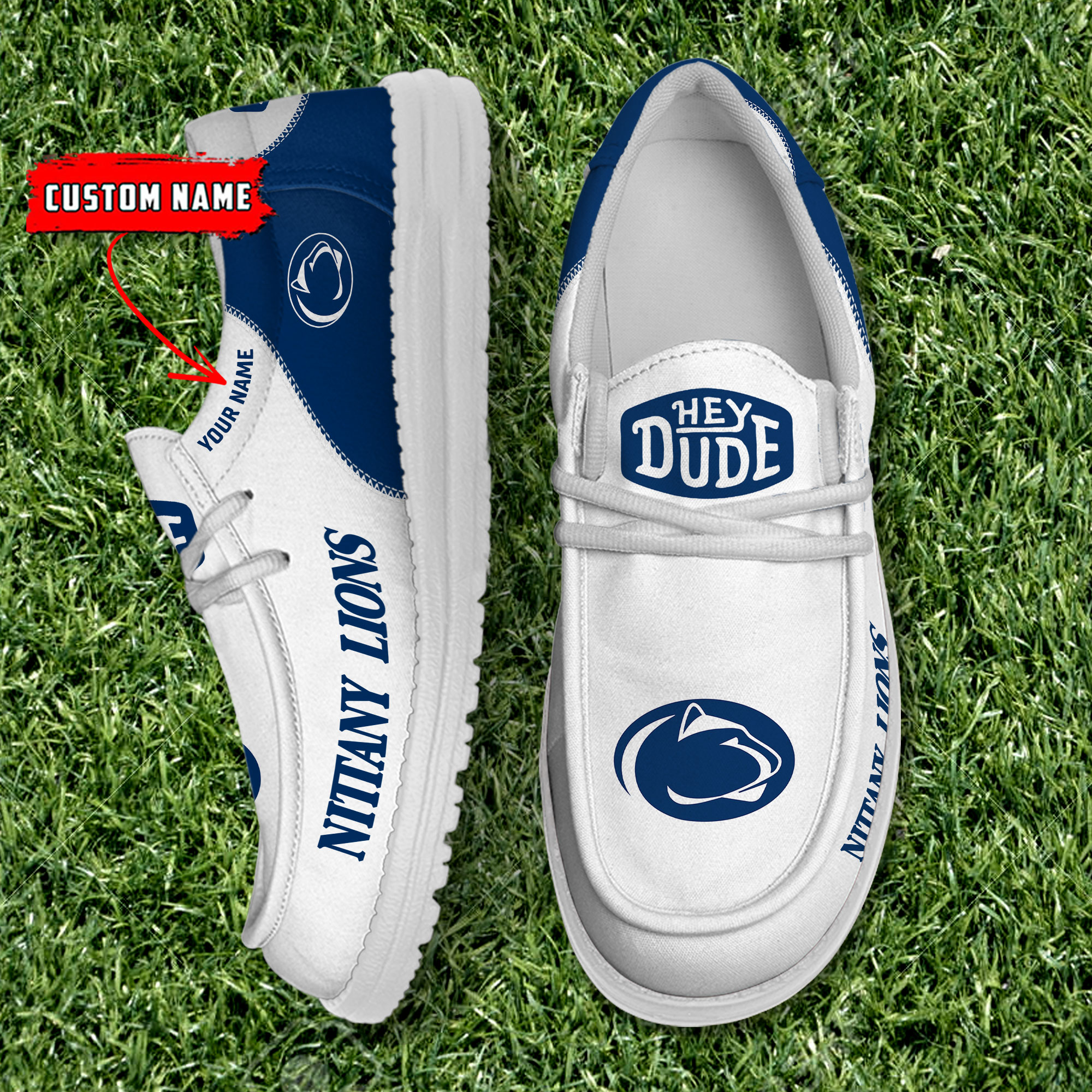 footwearelite penn state nittany lions custom name hey dude shoes xz226