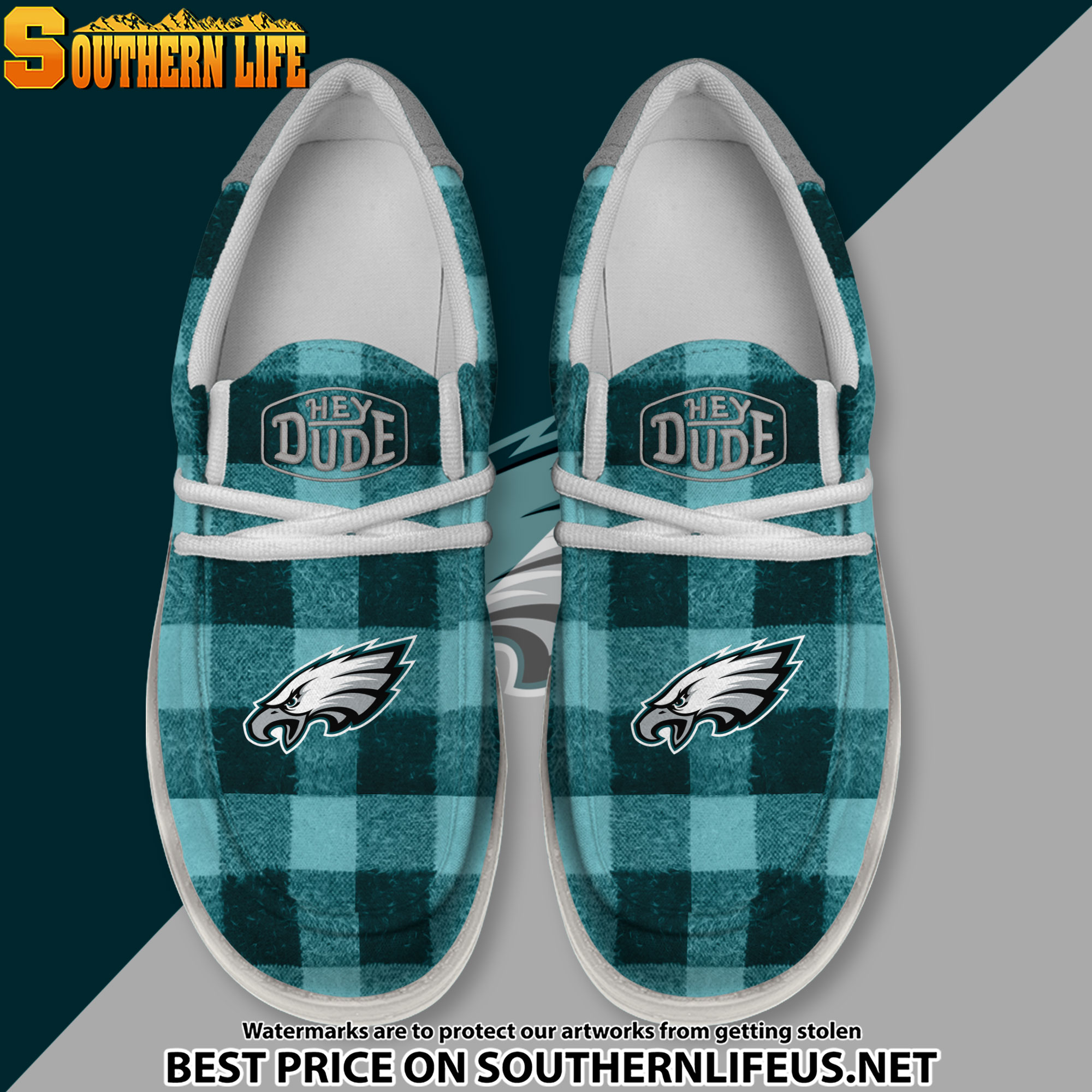 footwearelite philadelphia eagles custom name hey dude shoes 1iy1h