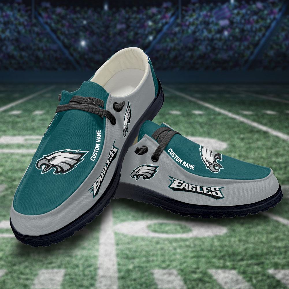 footwearelite philadelphia eagles custom name hey dude shoes lxfl2