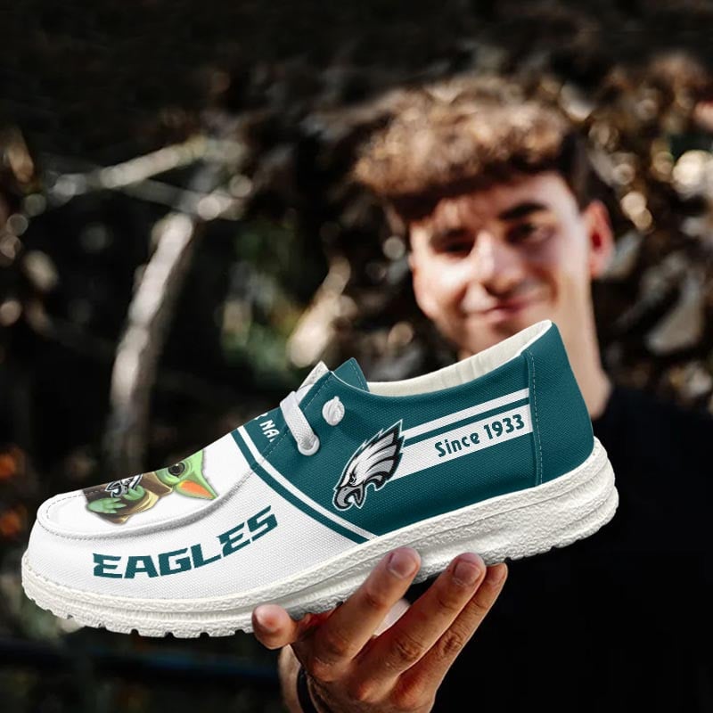 footwearelite philadelphia eagles custom name hey dude shoes pcbxy