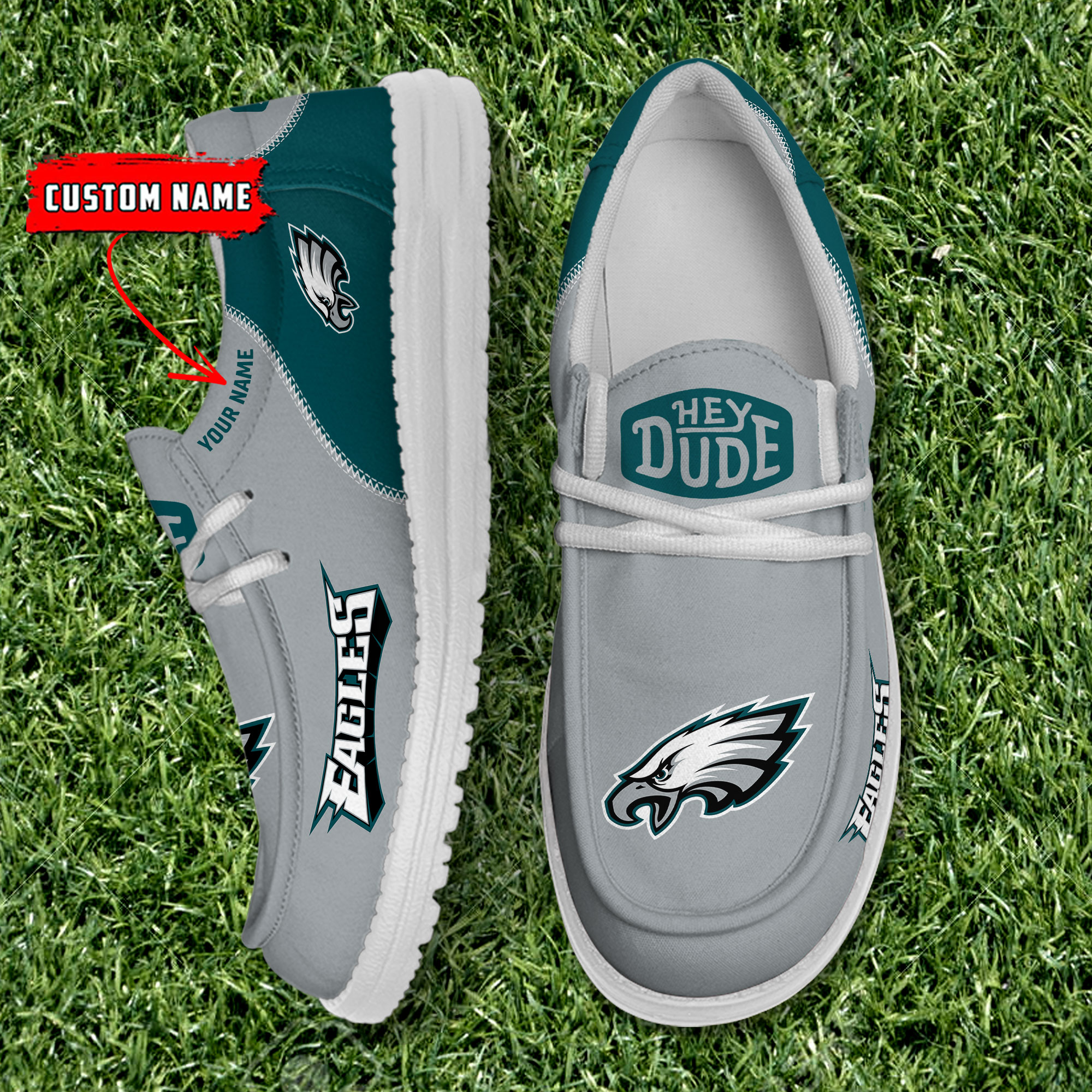 footwearelite philadelphia eagles custom name hey dude shoes tgpv9