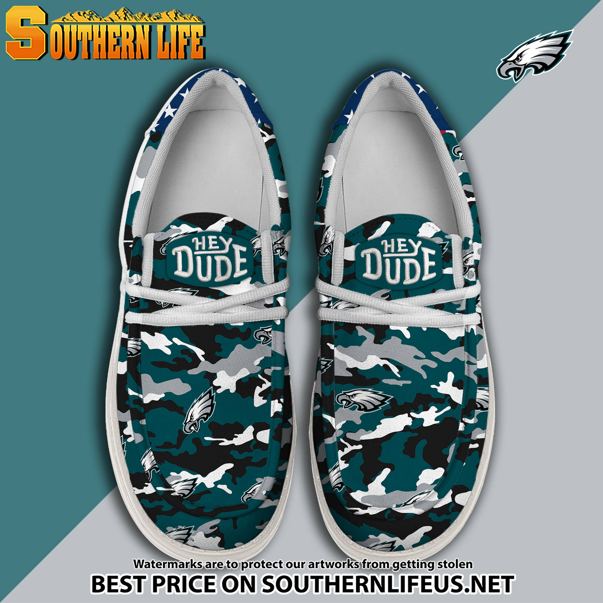 footwearelite philadelphia eagles custom name hey dude shoes tj5eg