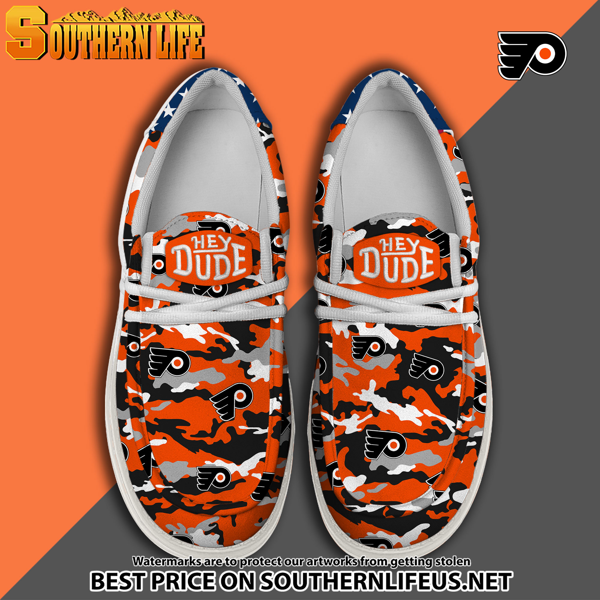 footwearelite philadelphia flyers custom name hey dude shoes dnh1j